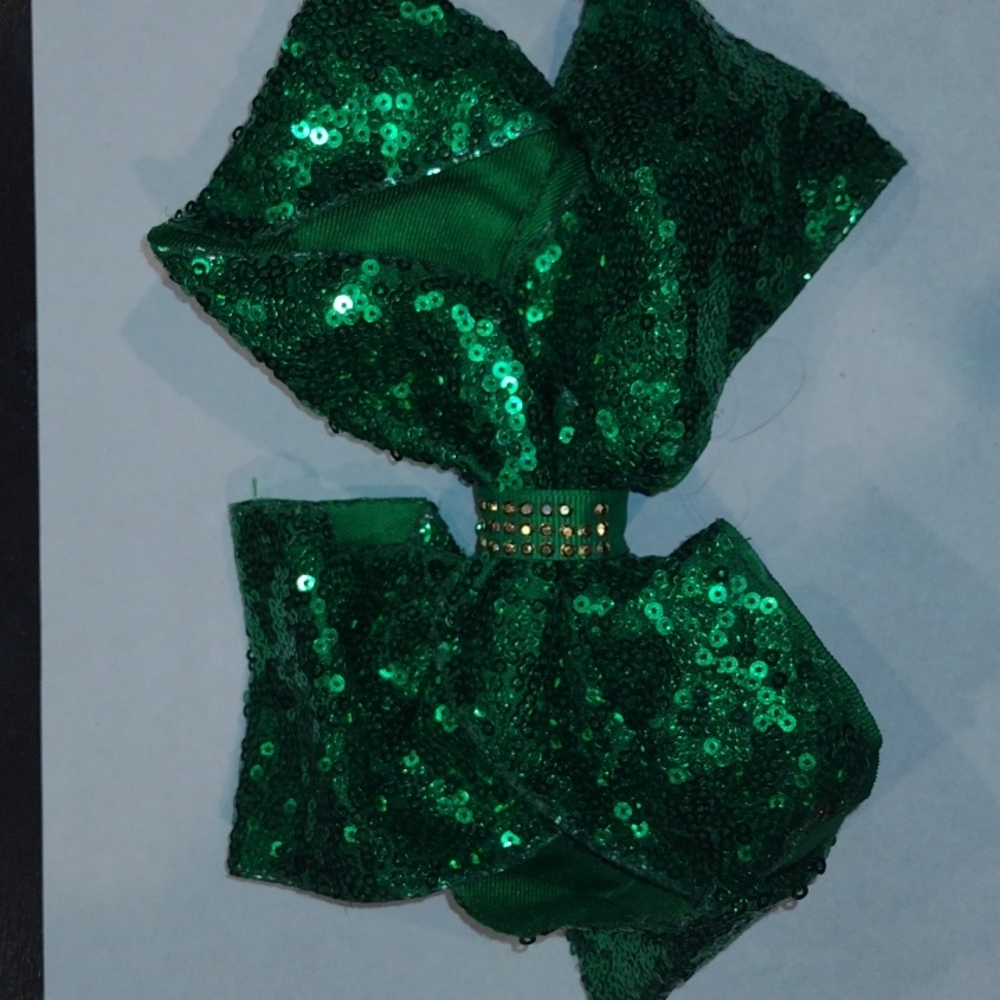 JoJo Siwa Medium Green Sequin Bow